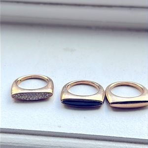 MK rose gold ring size6. Engraved size & Michale Kores .